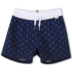Patterned swim shorts