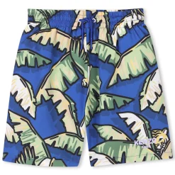 Patterned swim shorts
