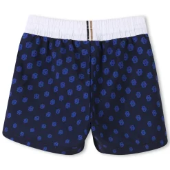 Patterned swim shorts