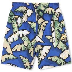 Patterned swim shorts