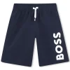 Peach-skin swimming trunks