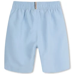 Peach-skin swimming trunks