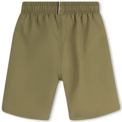 Peach-skin swimming trunks