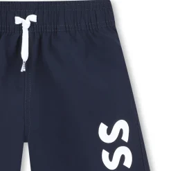Peach-skin swimming trunks