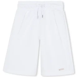 Plain fleece Bermuda shorts