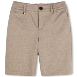 Plain formal Bermuda shorts