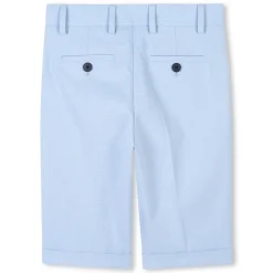 Plain formal Bermuda shorts