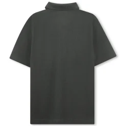 Plain polo with logo on chest
