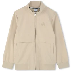 Plain zipped sweatshirt