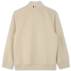 Plain zipped sweatshirt