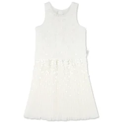 Pleated party dress