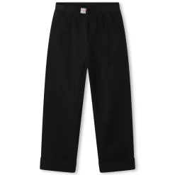 Pleated roll-up trousers