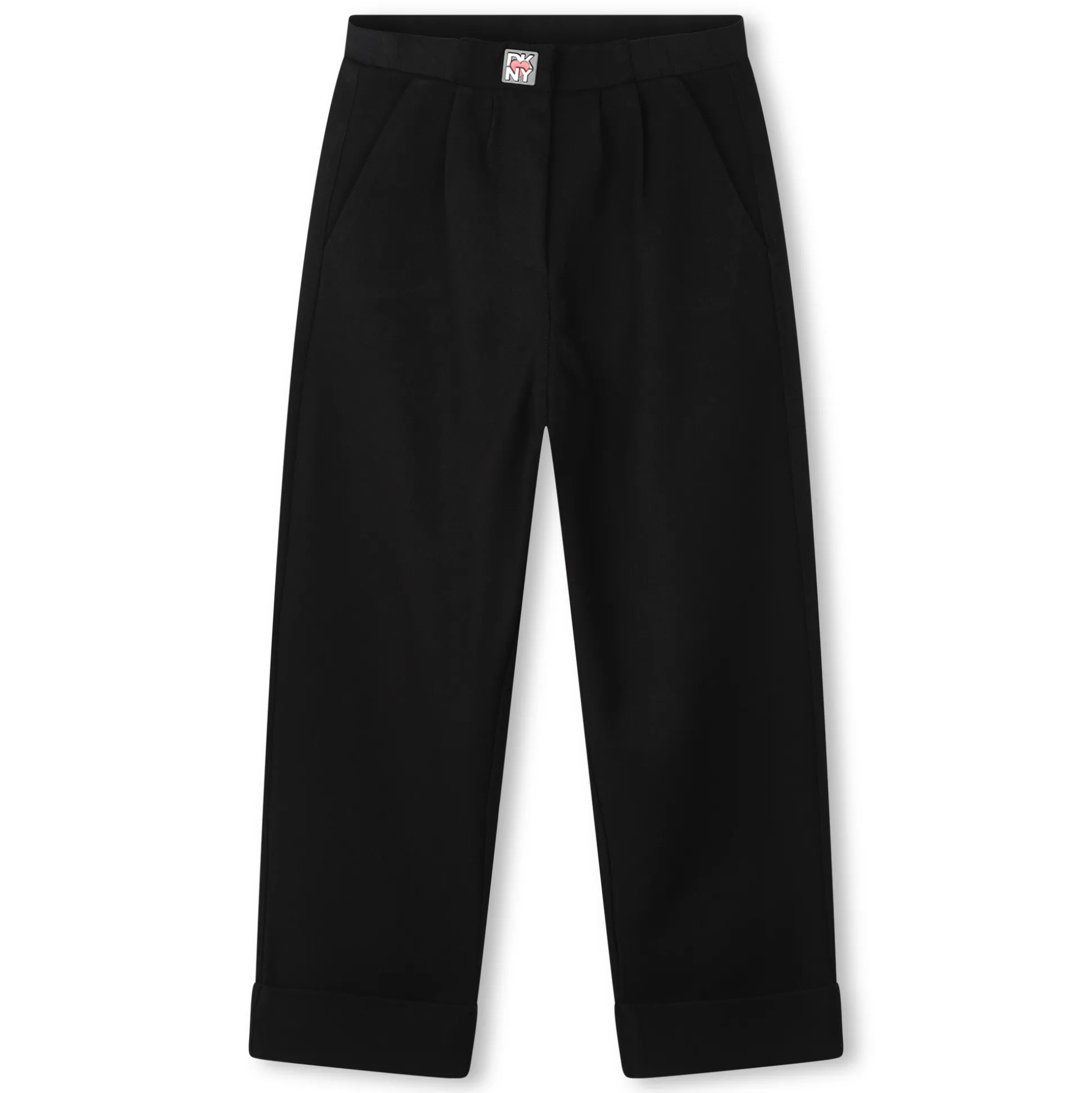 Pleated roll-up trousers