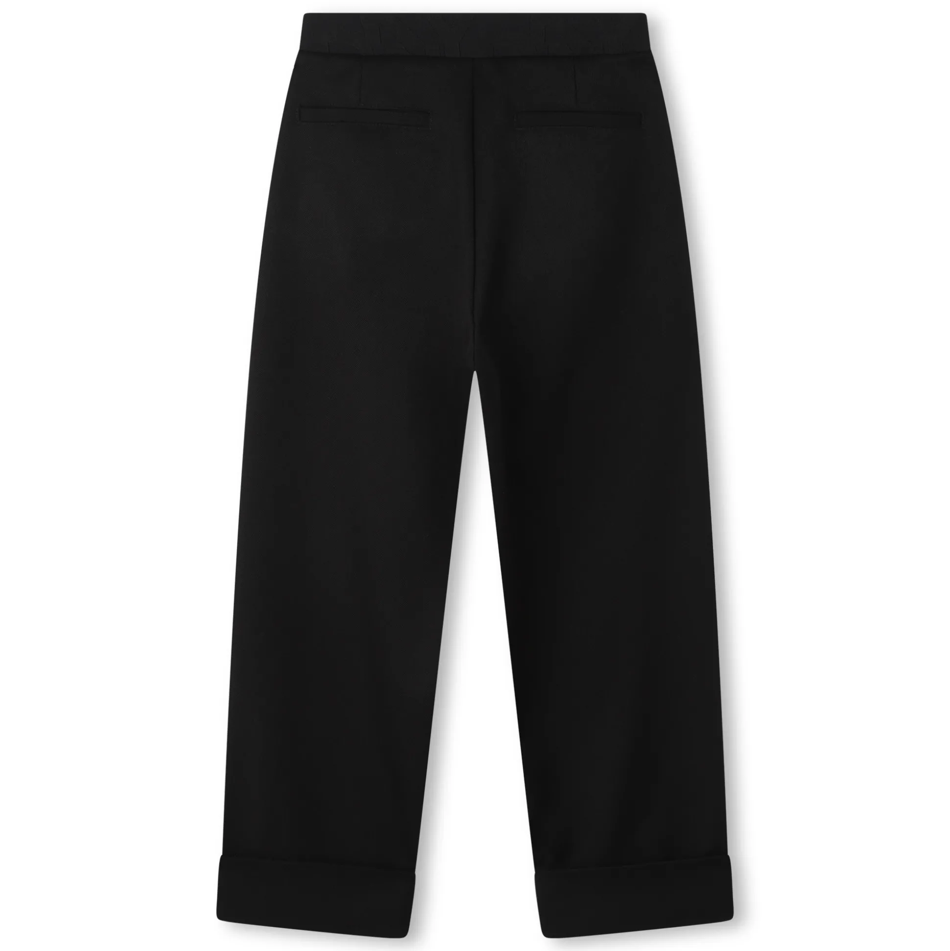 Pleated roll-up trousers