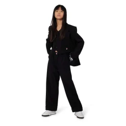 Pleated roll-up trousers