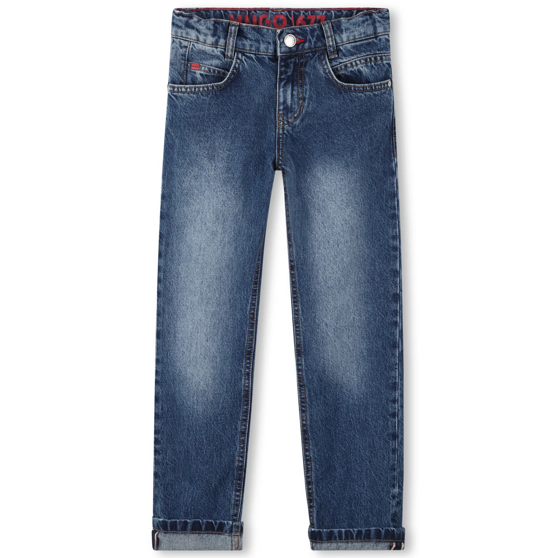 5-pocket cotton jeans