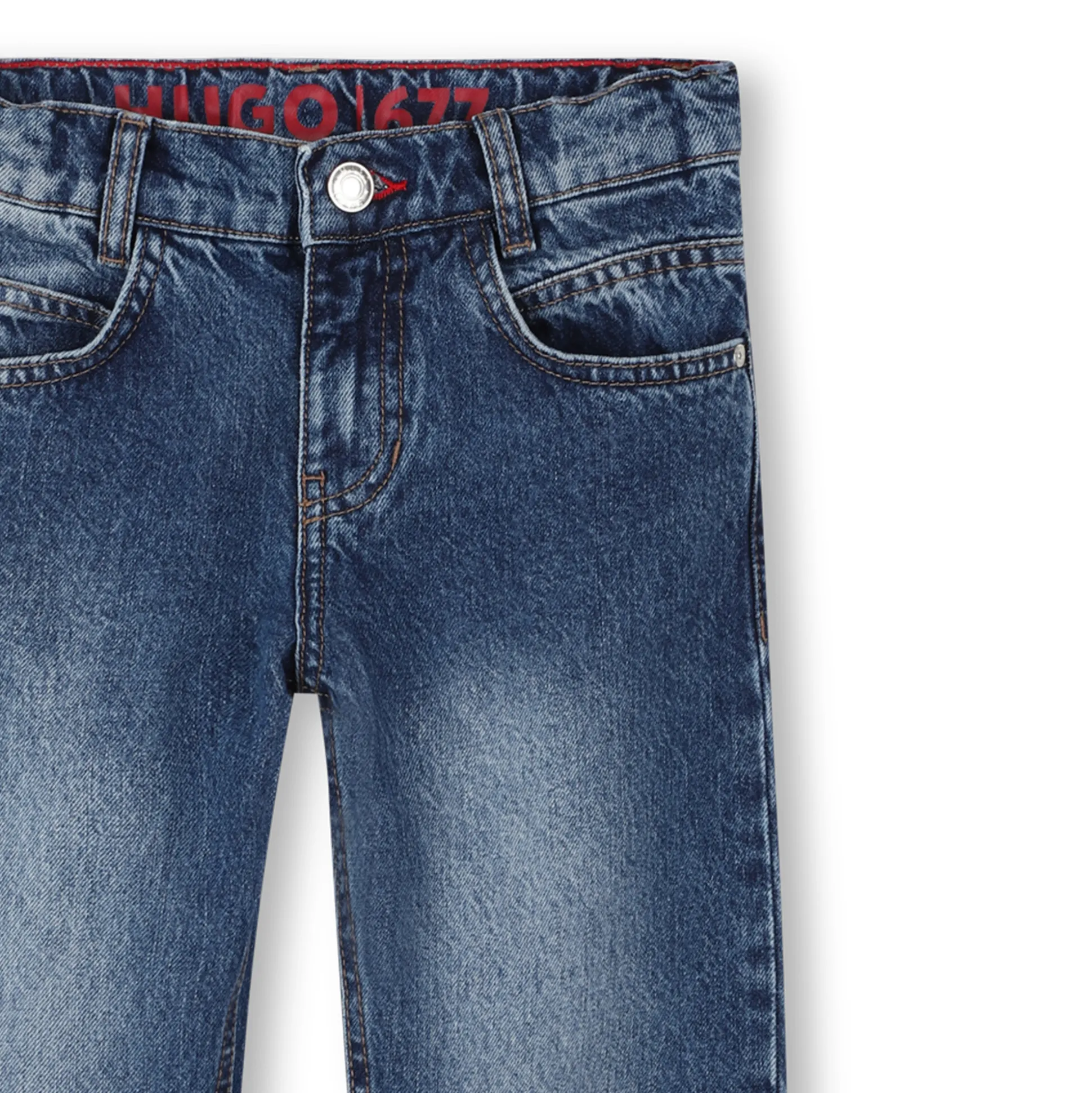 5-pocket cotton jeans