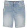 5-pocket denim Bermuda shorts