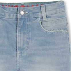 5-pocket denim Bermuda shorts
