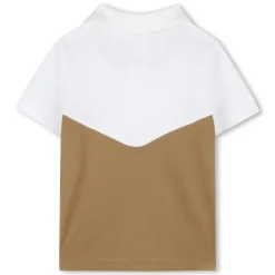 Polo shirt with sleeve trim