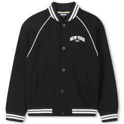 Press-stud logo jacket