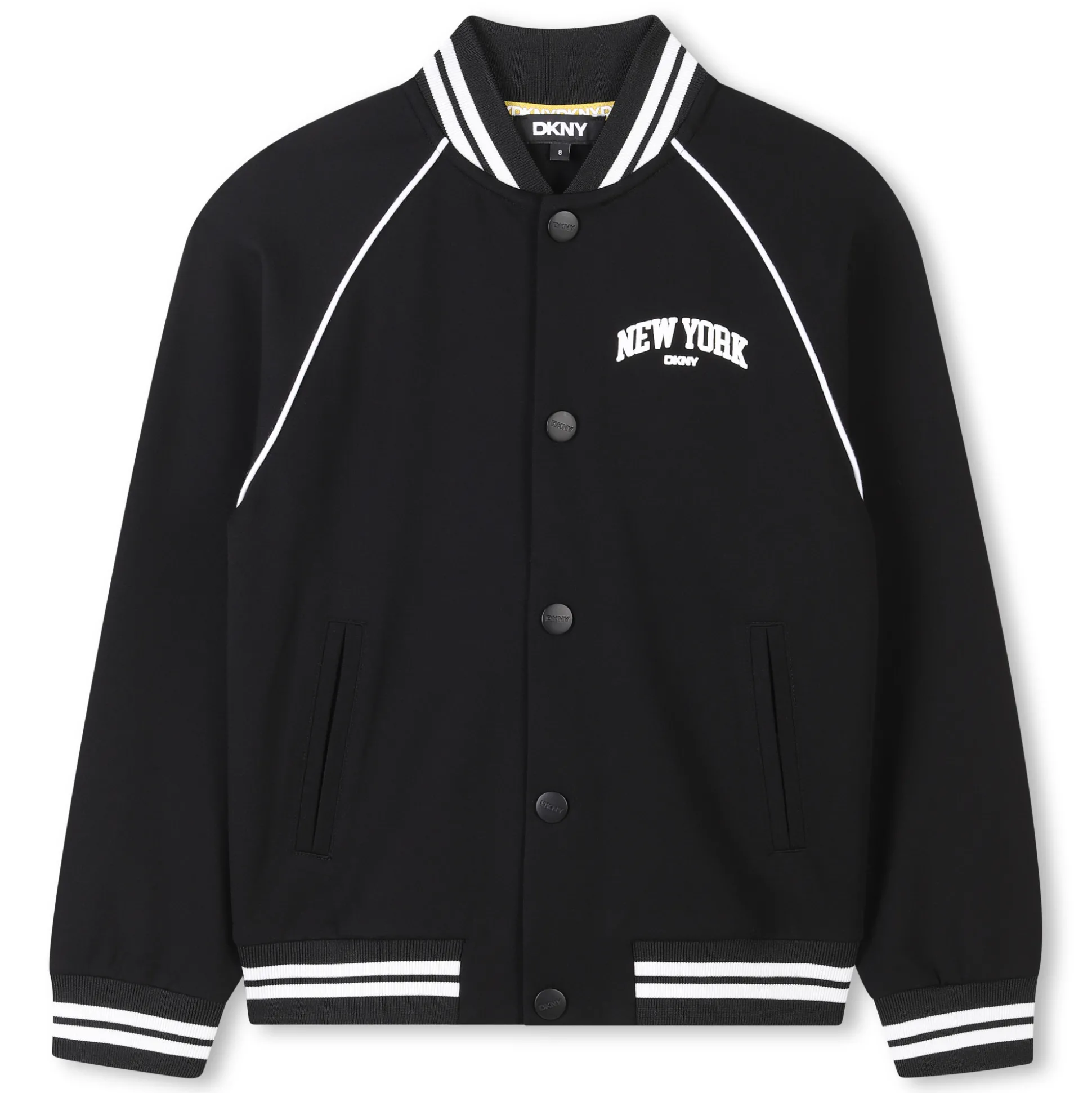 Press-stud logo jacket