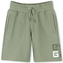 Print fleece shorts