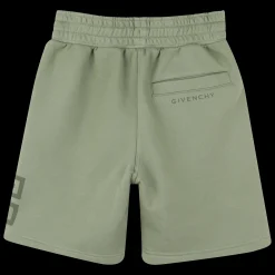 Print fleece shorts