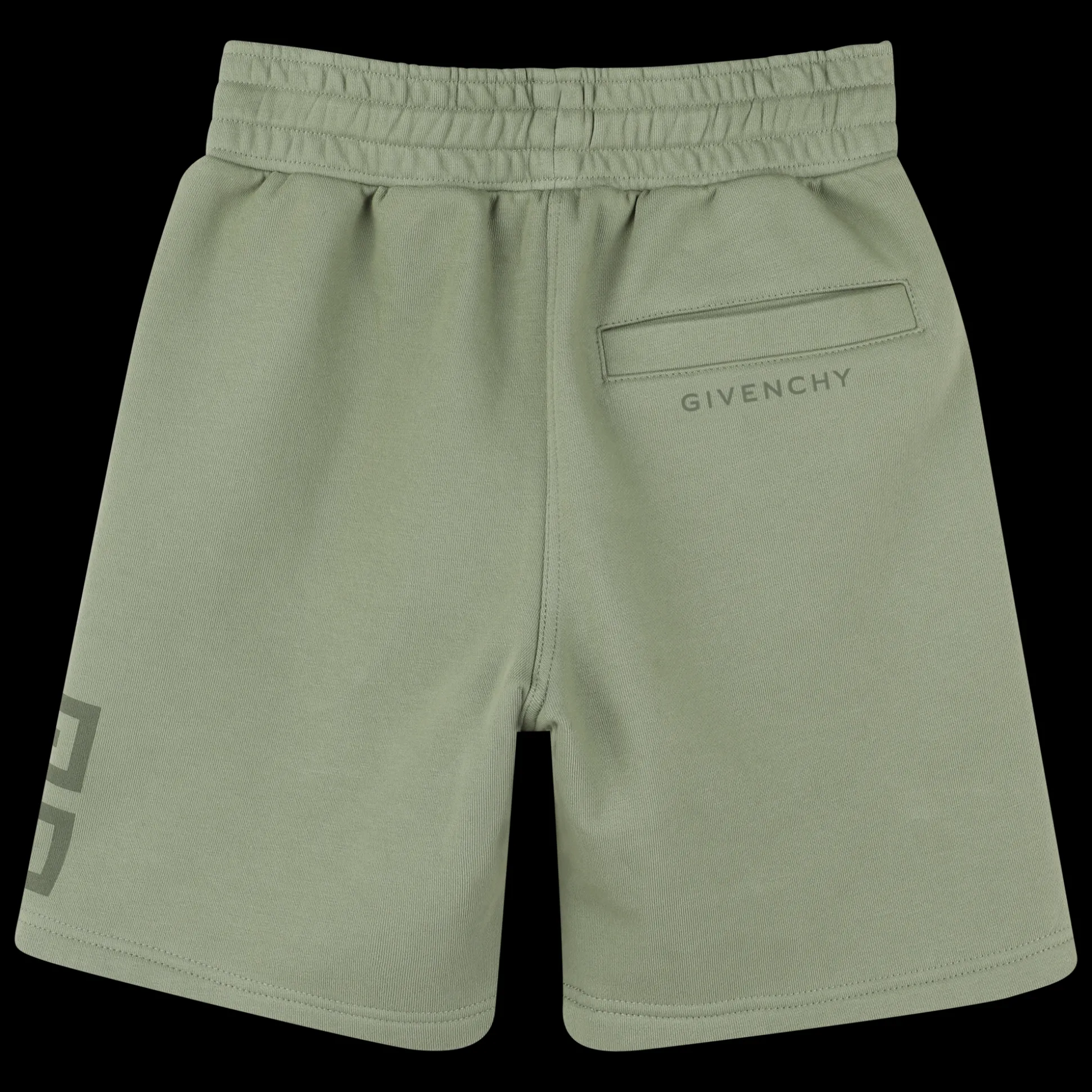 Print fleece shorts