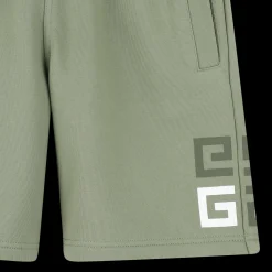 Print fleece shorts