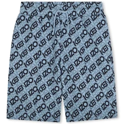 Printed Bermuda jogging shorts