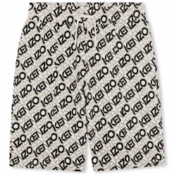 Printed Bermuda jogging shorts