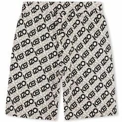 Printed Bermuda jogging shorts