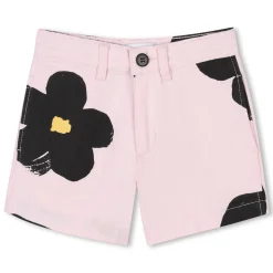 Printed cotton shorts