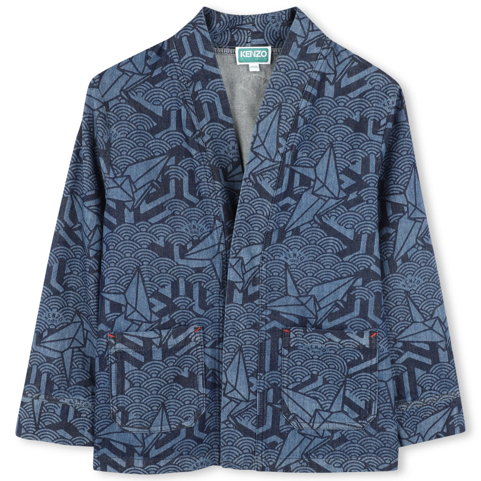 Printed denim jacket