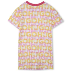 Printed fleece dress