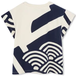Printed fleece T-shirt