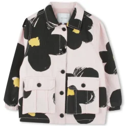 Printed jacket with pockets