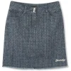 Printed jean skirt