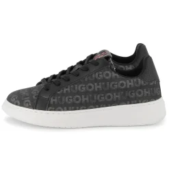 Printed lace-up trainers
