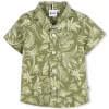 Printed poplin shirt