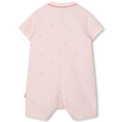 Printed short romper