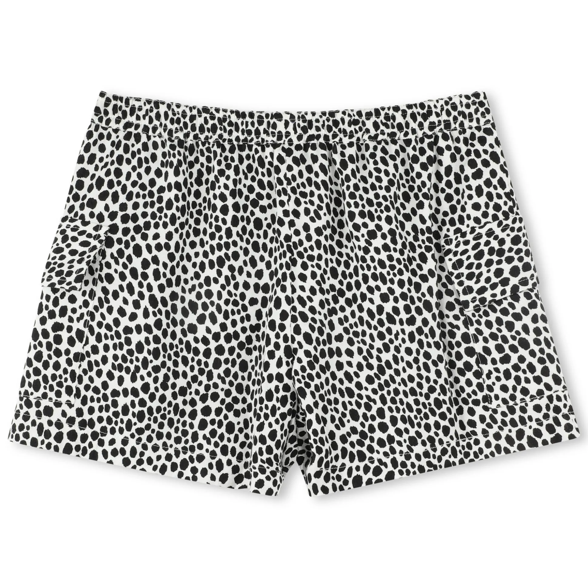 Printed viscose shorts
