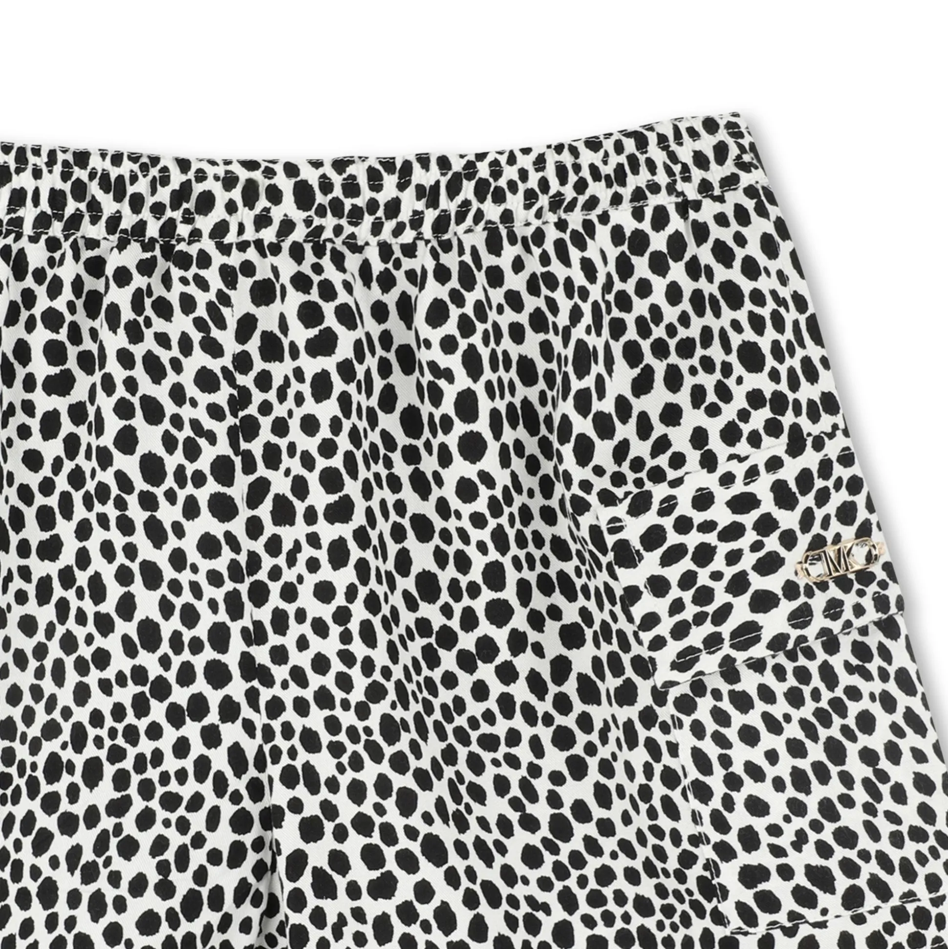 Printed viscose shorts