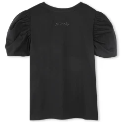 Puff-sleeved T-shirt