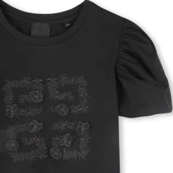 Puff-sleeved T-shirt