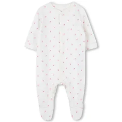 Pyjamas with snap fasteners