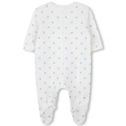 Pyjamas with snap fasteners