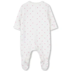 Pyjamas with snap fasteners