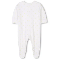 Pyjamas with snap fasteners